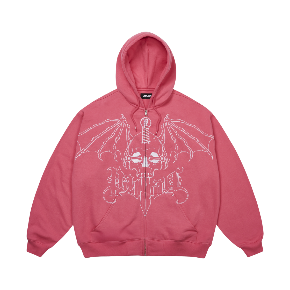 팔라스 윙스팬 트리플 스티치 후드 포쉬 핑크 - 25FW(Palace Wingspan Triple Stitch Hood Posh Pink - 25FW)