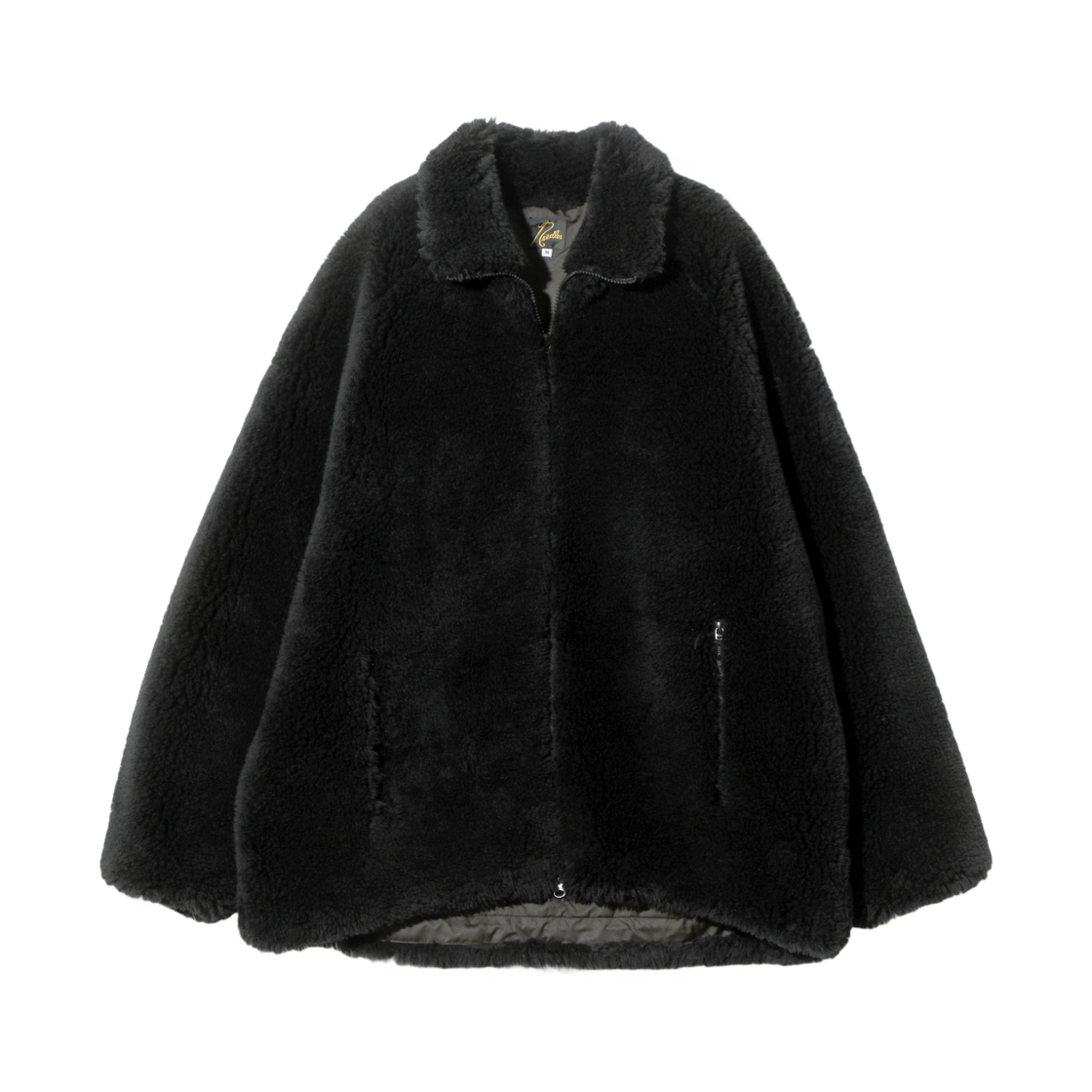 RW175C Needles Fur Jacket Acrylic Pile Black