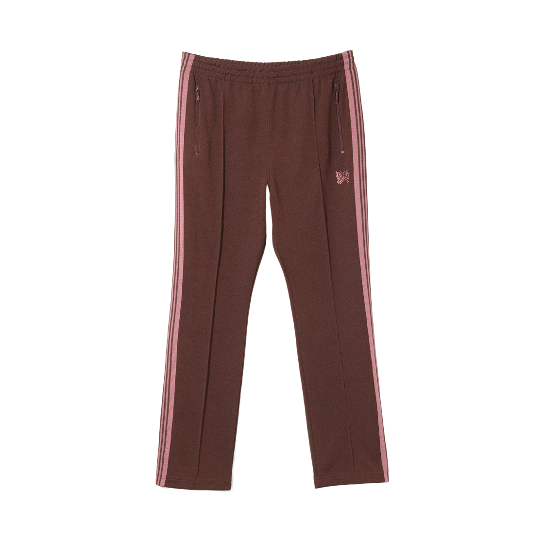 RW317A Needles Narrow Track Pants Poly Smooth Brown