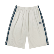 Needles x LHP Track Shorts Poly Smooth White