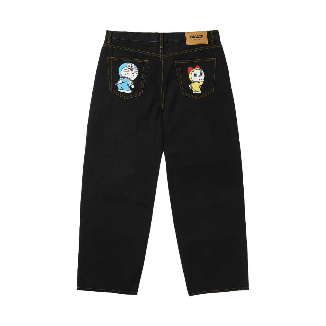 팔라스 x 도라에몽 P90 진 블랙 스톤 워시 - 25FW(Palace x Doraemon P90 Jean Black Stone Wash - 25FW) - 2