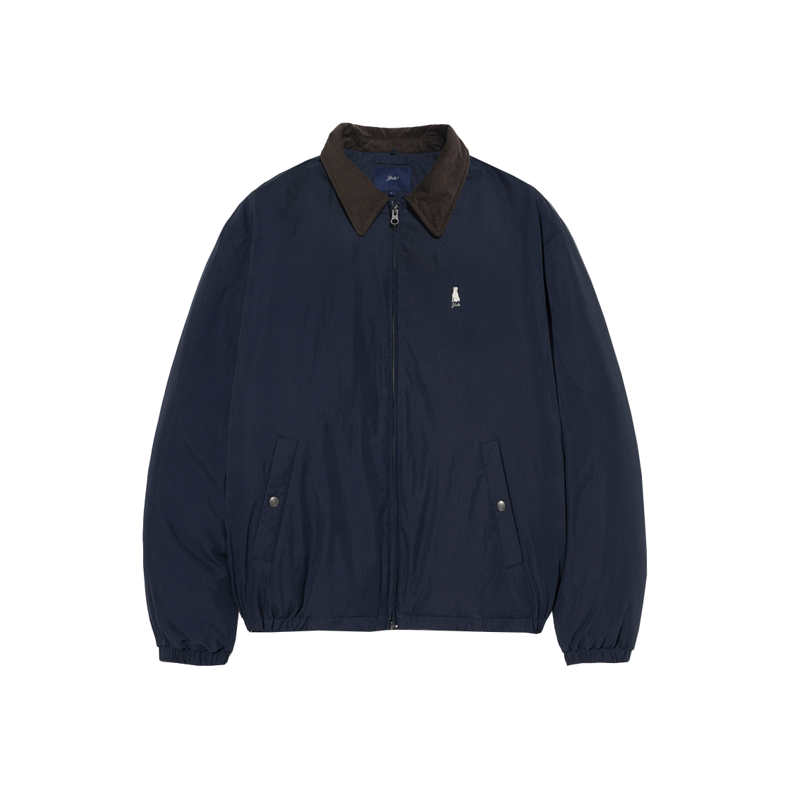 예일 탈부착 보아 쇼트 푸퍼 자켓_네이비(Yale Detachable Boa Short Puffer Jacket Navy)