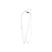 Riomeu Layered Custom Initial Chain Necklace