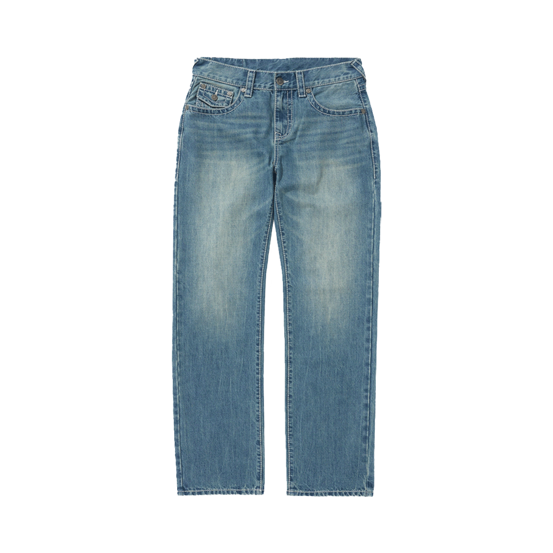 TRA2DPM002NWI True Religion Ricky Straight Pants Washed Indigo