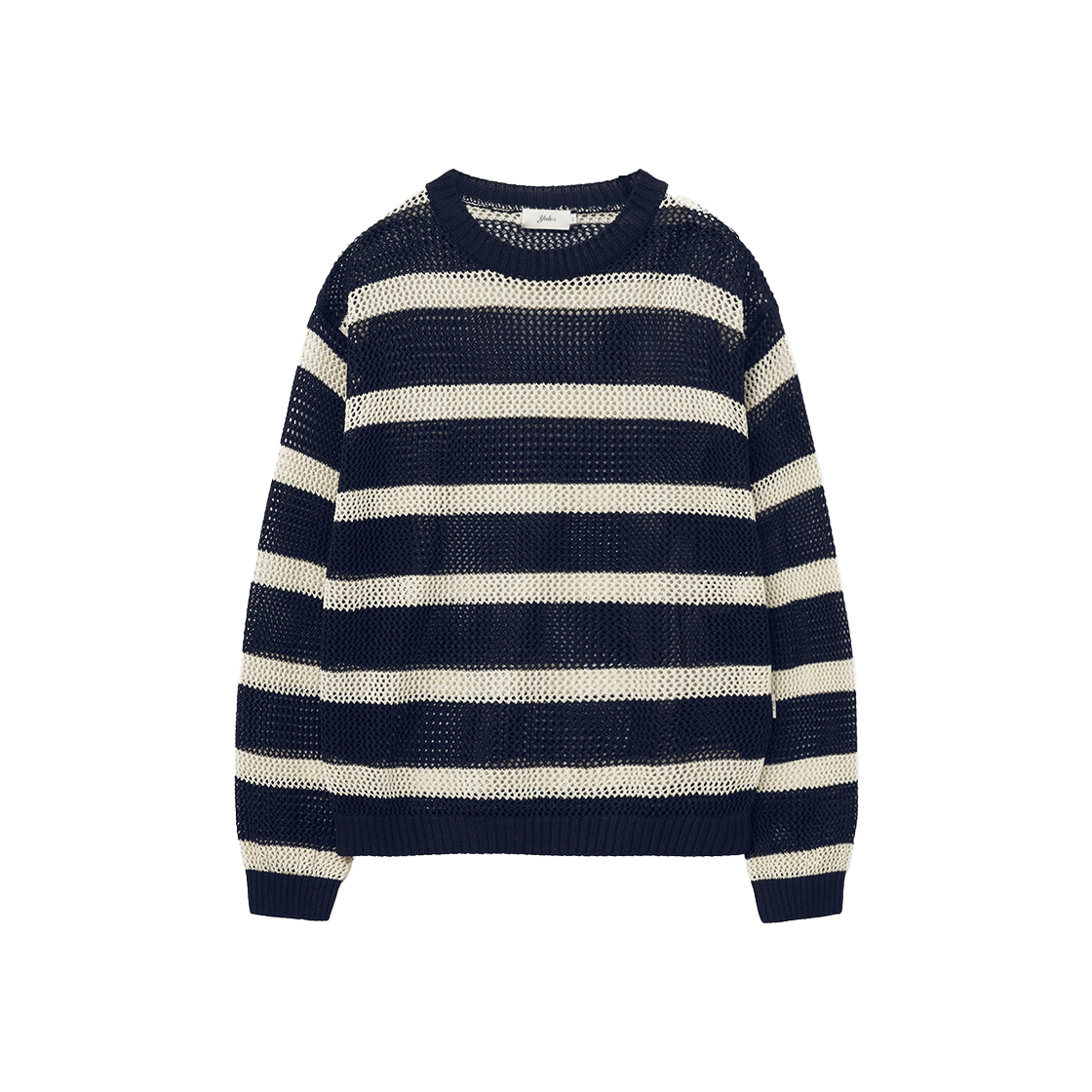 YFS1KT306ANA Yale Striped Skashi Knit Navy