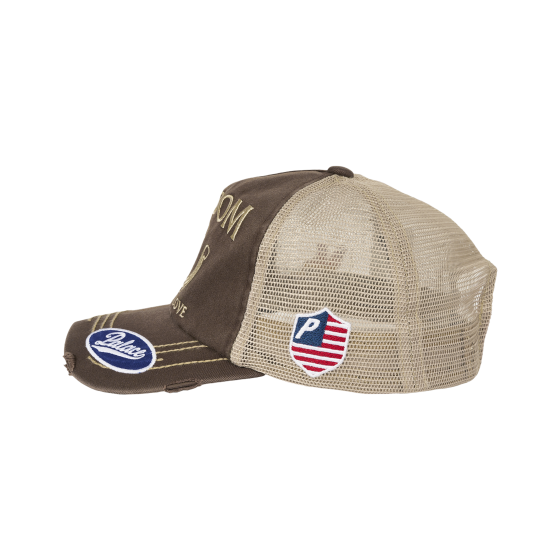 팔라스 프리덤 디스트레스드 트러커 폭스 - 25FW(Palace Freedom Distressed Trucker Fox - 25FW) - 3