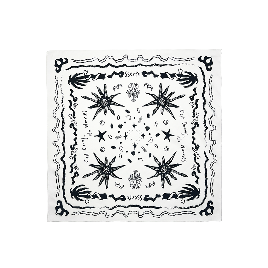 쎄르페 캐스트 드림 노 워리스 스카프 화이트(SSERPE Cast Dreams No Worries Scarf White) - 1