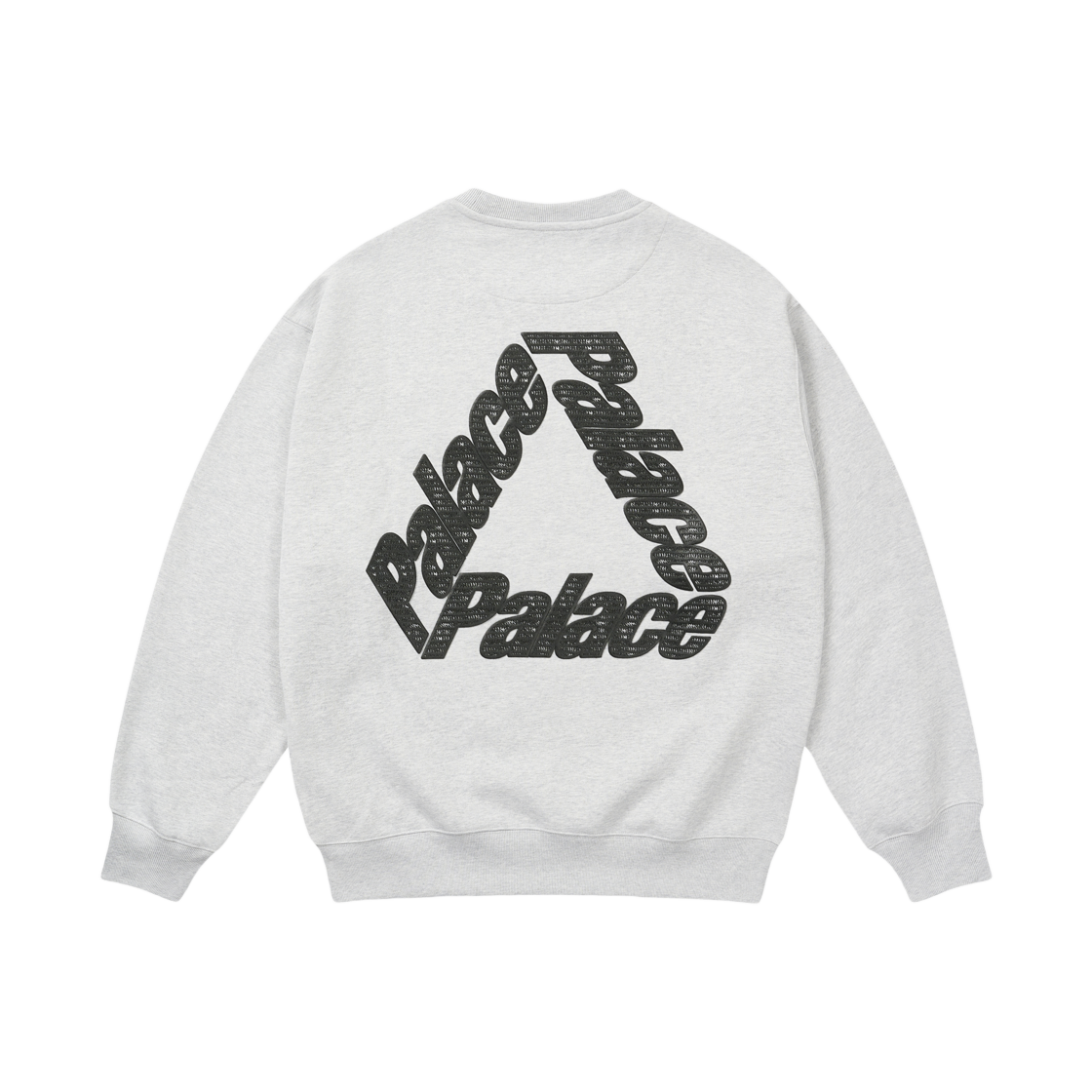 팔라스 P3 체인 퍼프 크루 그레이 말 - 25FW(Palace P3 Chain Puff Crew Grey Marl - 25FW) - 2