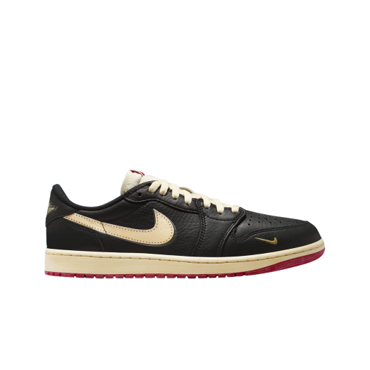 Jordan 1 x Nigel Sylvester Retro Low OG Black Muslin