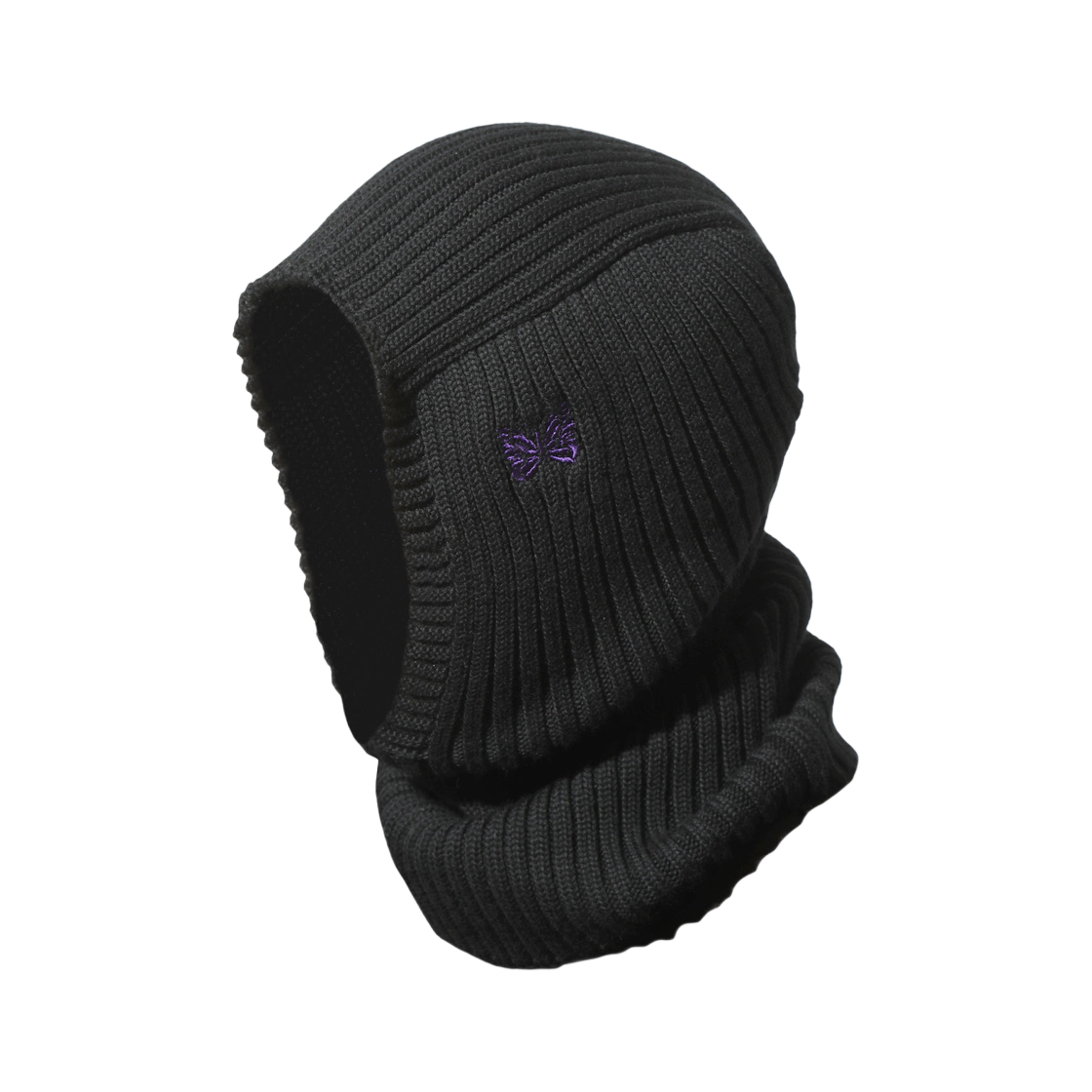 RW057E Needles Balaclava Merino Wool Black