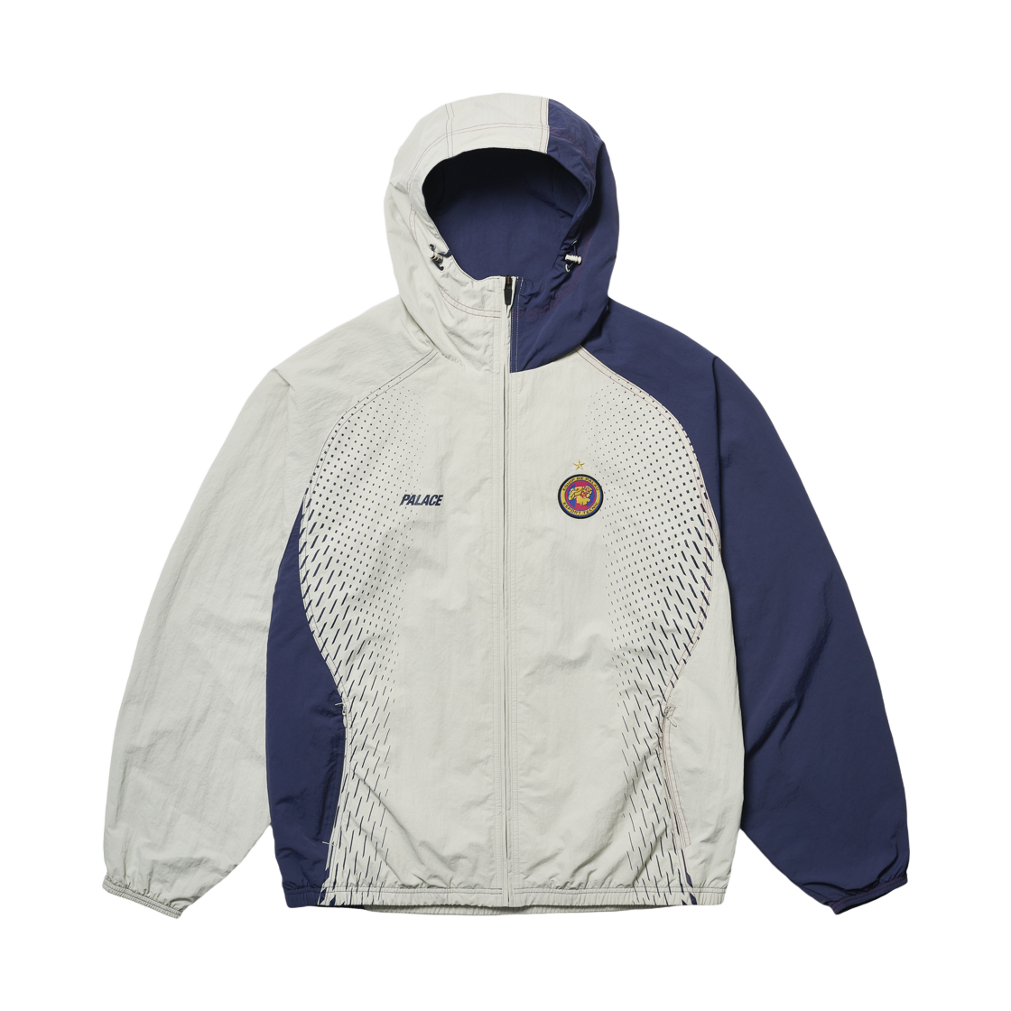 - Palace Pro Team Hooded Shell Jacket Grey - 25FW