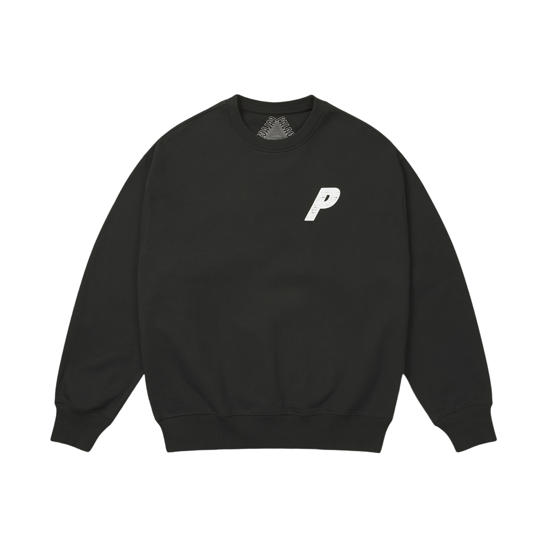 팔라스 P3 체인 퍼프 크루 블랙 - 25FW(Palace P3 Chain Puff Crew Black - 25FW)