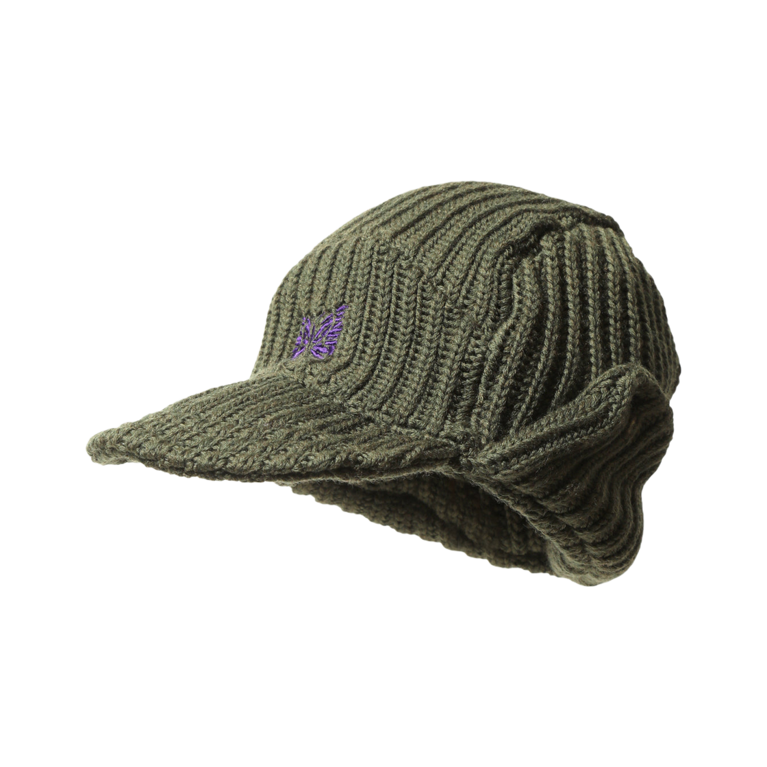 니들스 버드 슈팅 캡 메리노 울 올리브(Needles Bird Shooting Cap Merino Wool Olive) - 1