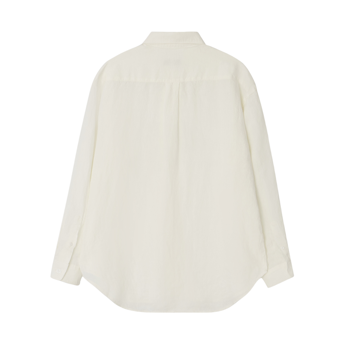 (W) 누스누스 린넨 셔츠 아이보리((W) Nusnus Linen Shirt Ivory) - 2