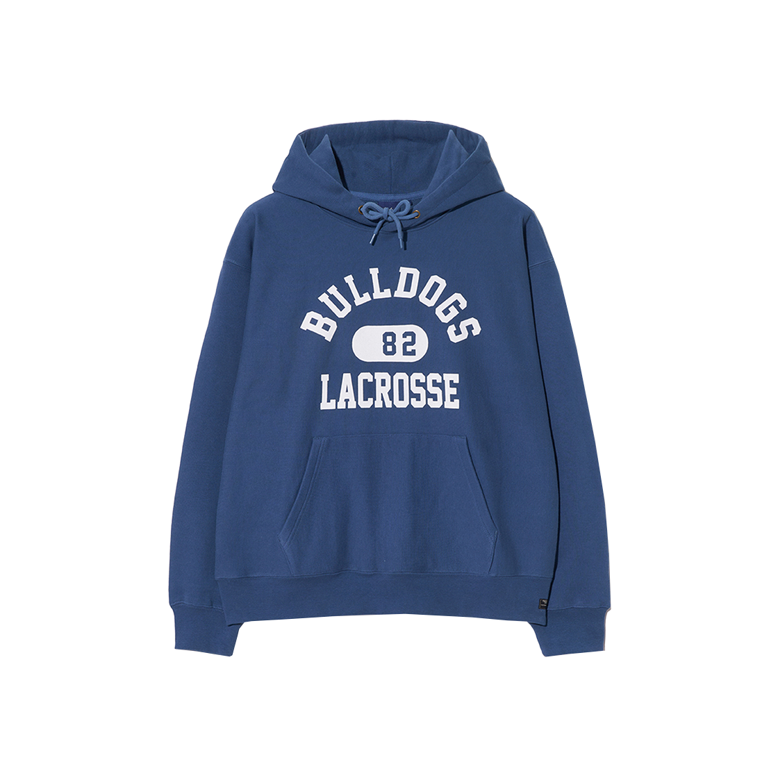 예일 헤비웨이트 라크로스 82 리버스위브 후드_블루(Yale Heavyweight Lacrosse 82 Reverse Weave Hoodie Blue)