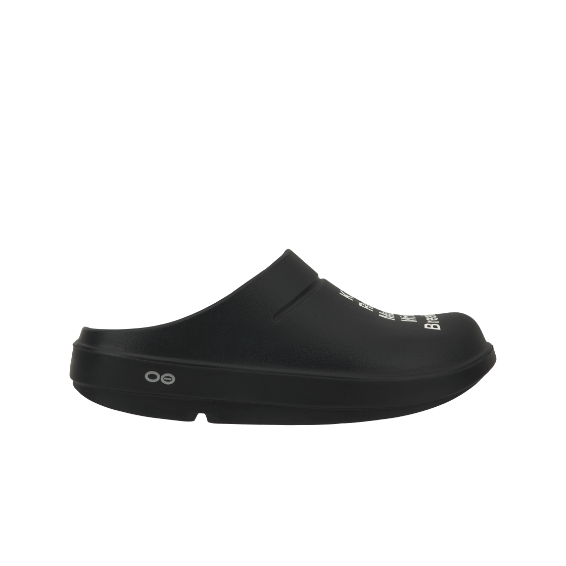 sof0014 Oofos x Takahiromiyashita The Soloist The Soloist's Way Of Life Clog Black White