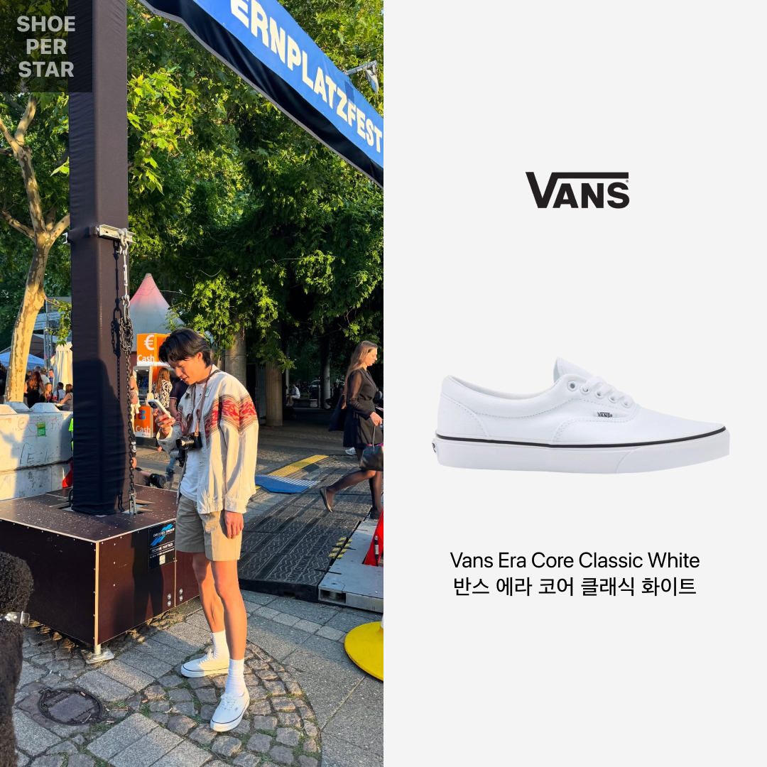 Vans Era Core Classic White 착용 스타일 - 2