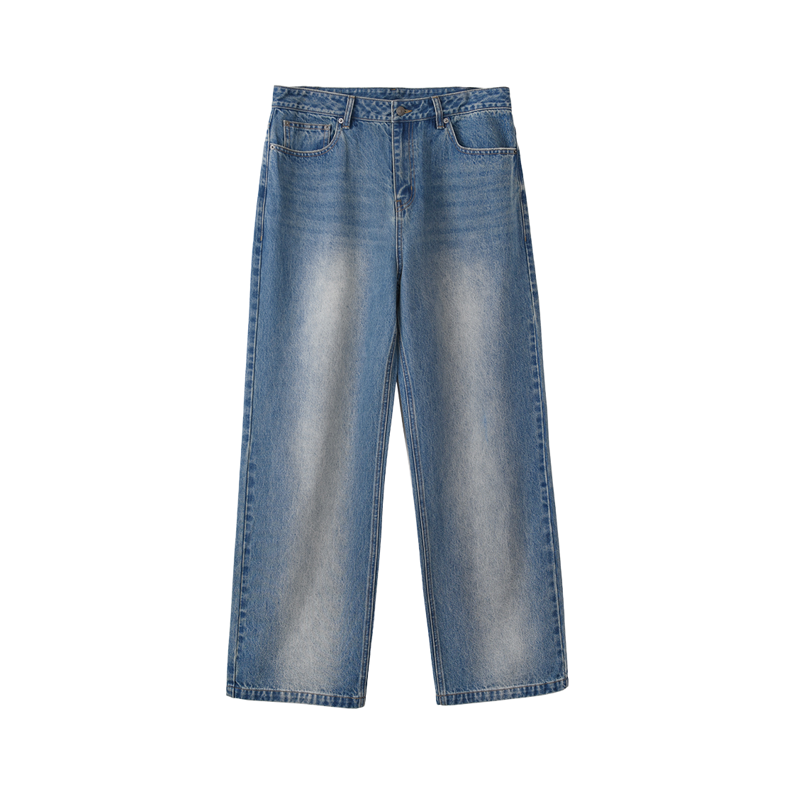 예일 우먼즈 스트레이트 데님팬츠_블루(Yale Women's Straight Denim Pants Blue) - 1