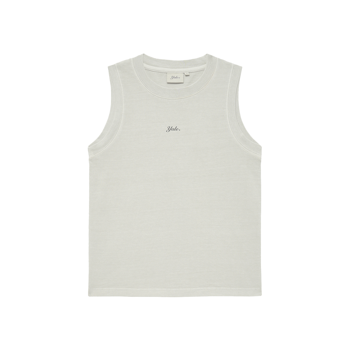 YFM1VT204AIV Yale Women's Pigment Crop Sleeveless Ivory