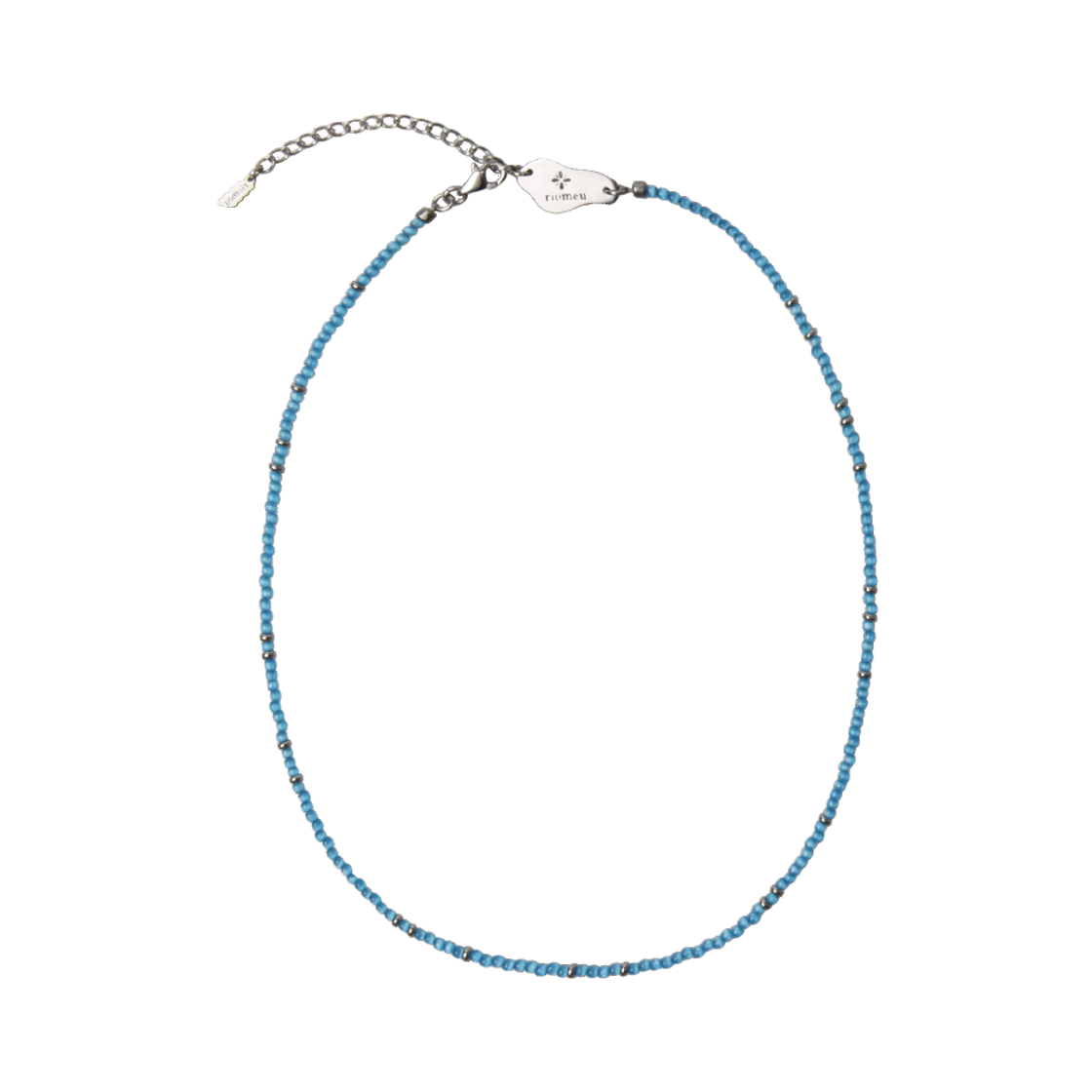 리오므 블루 캣츠아이 목걸이(Riomeu Blue Cats Eye Necklace)