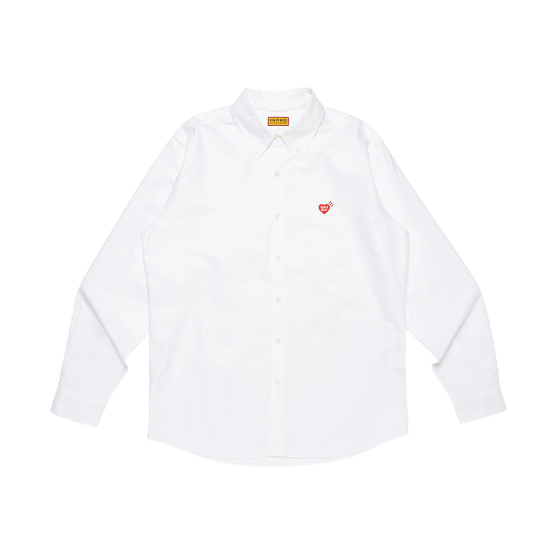 HM30SH005 Human Made Oxford BD L/S Shirt White