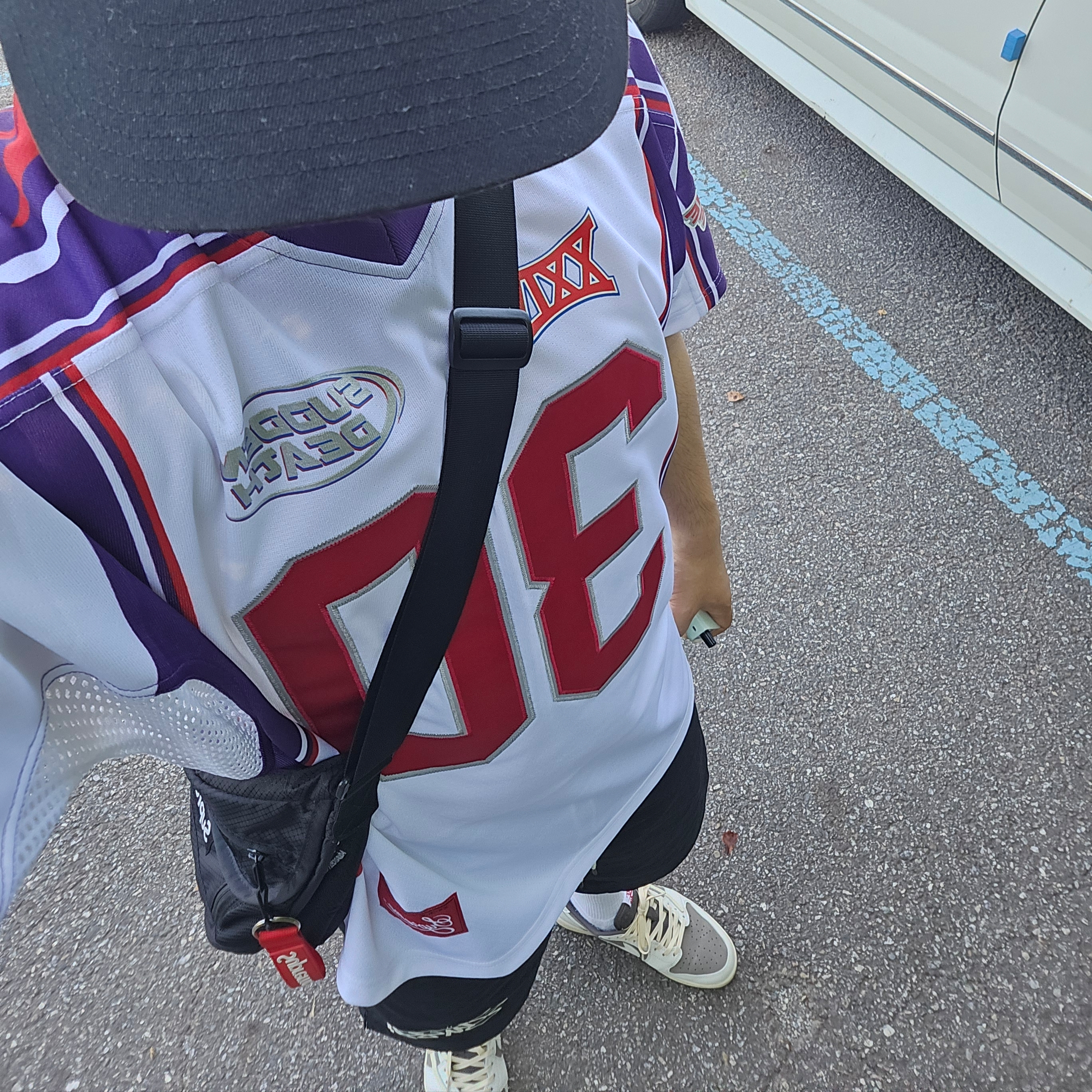Supreme Sudden Death Football Jersey White - 24SS 착용 스타일