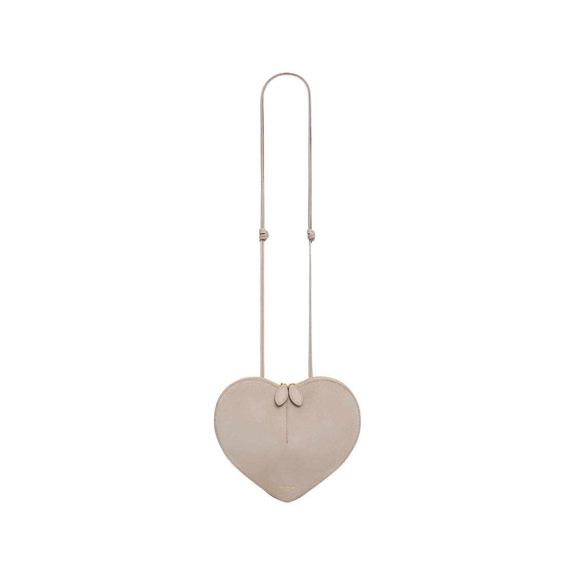 알라아이 르 쾨르 레더 바이 머터리얼 백 그레이지(Alaia Le Cœur Bi-Material Bag in Leather Grege)