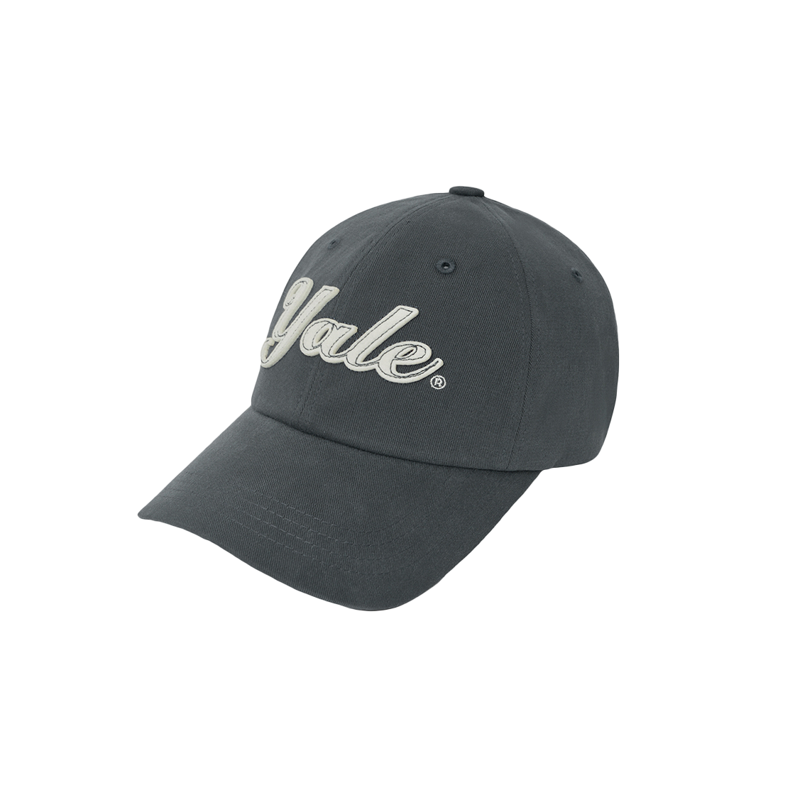 예일 펠트 아플리케 볼캡_차콜(Yale Felt Applique Ball Cap Charcoal)