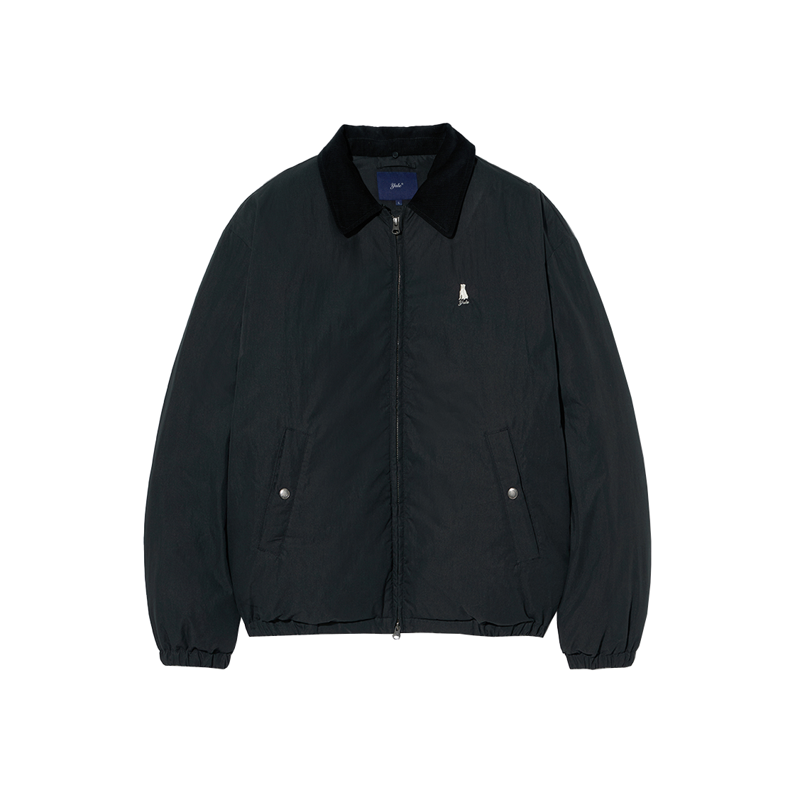 YEW1DW302ABK Yale Detachable Boa Short Puffer Jacket Black