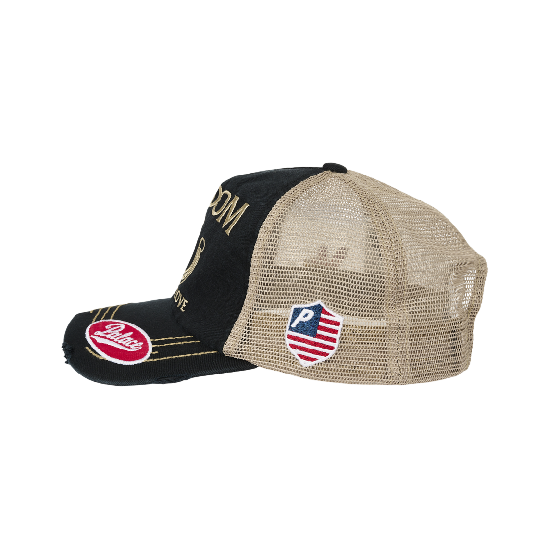 팔라스 프리덤 디스트레스드 트러커 블랙 - 25FW(Palace Freedom Distressed Trucker Black - 25FW) - 3