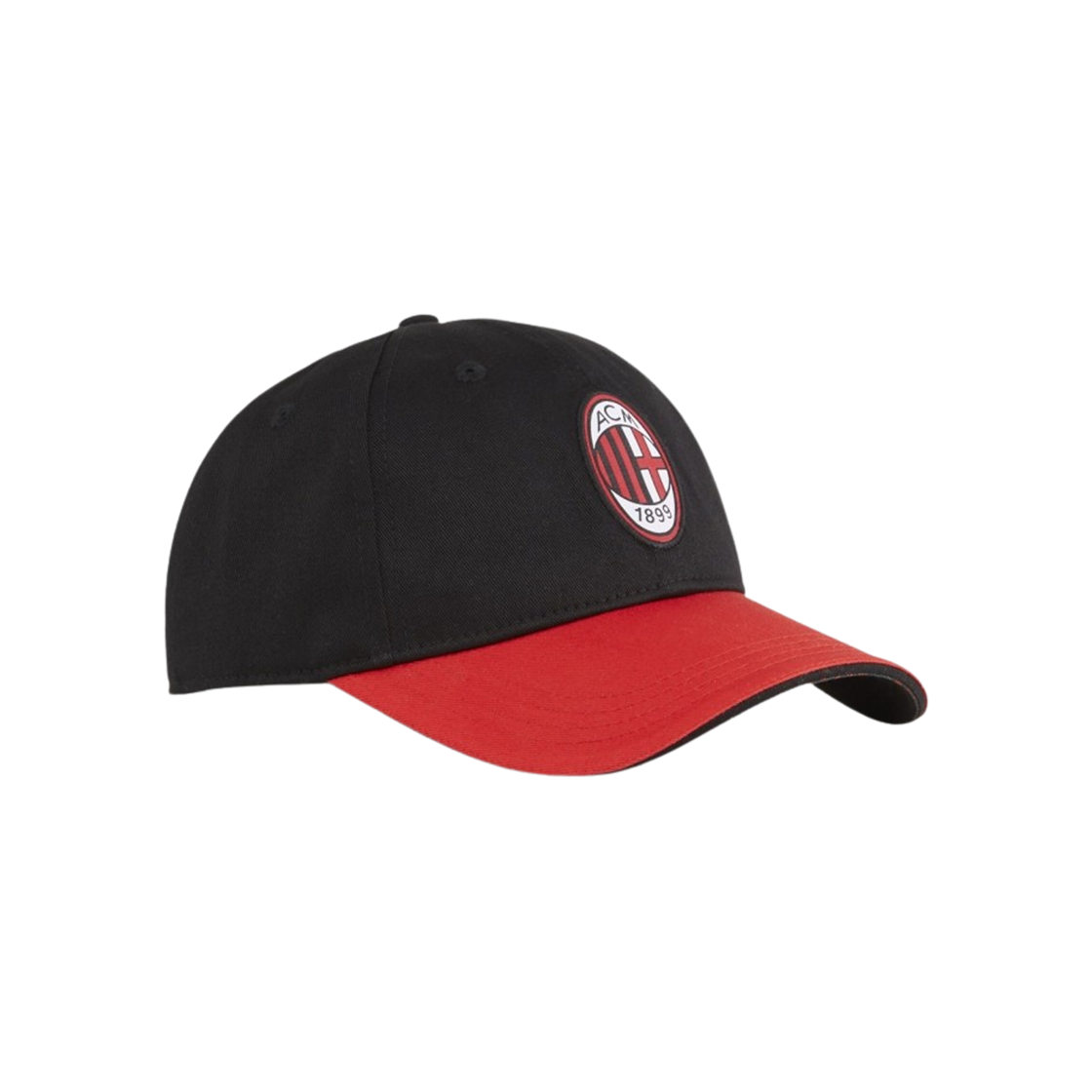 푸마 AC 밀란 팬 BB 캡 블랙 올 타임 레드(Puma AC Milan Fan BB Cap Black All Time Red)