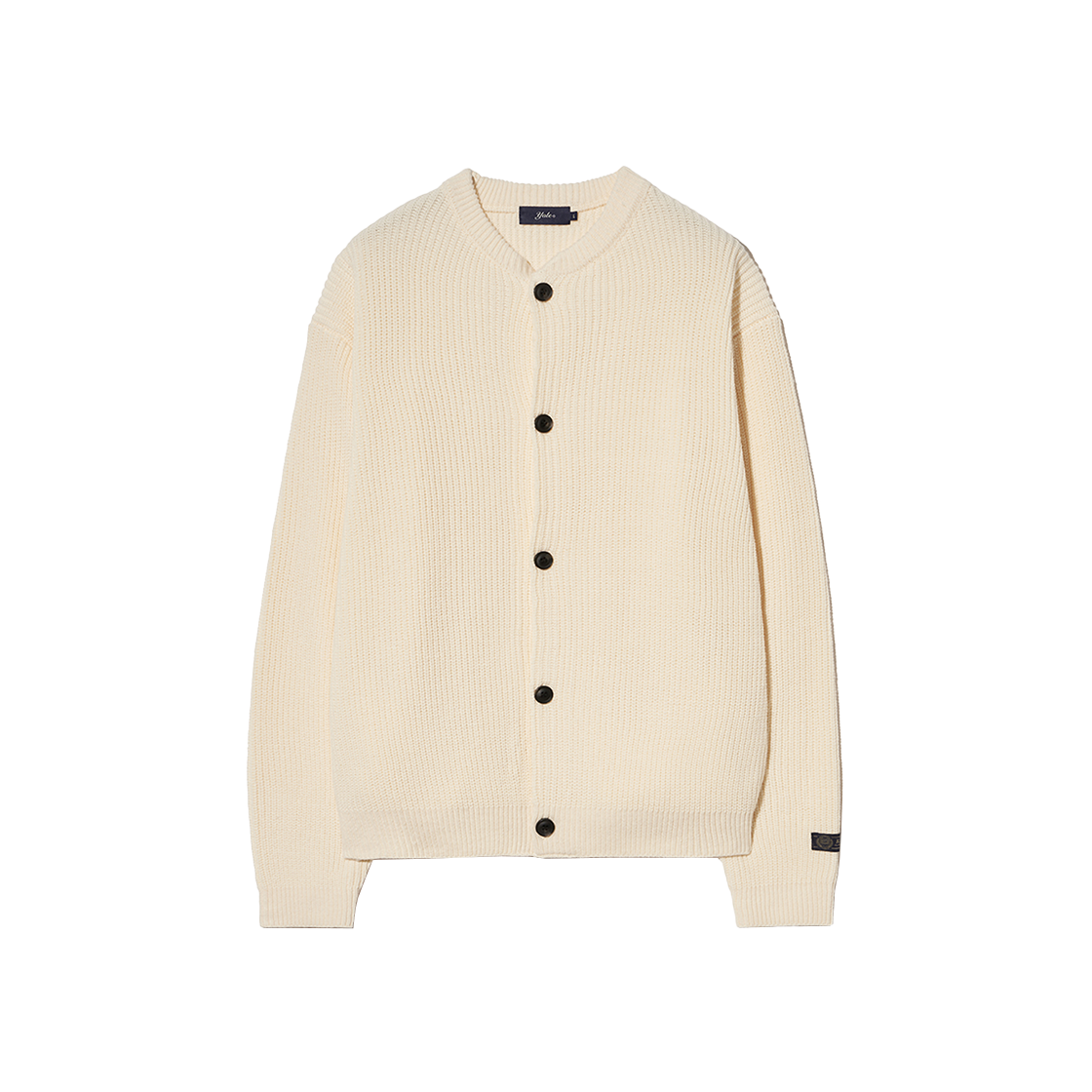 YEW1KC301AIV Yale Cozy Round Cardigan Ivory
