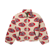 Kapital Boa Fleece Drizzler Jacket Natural