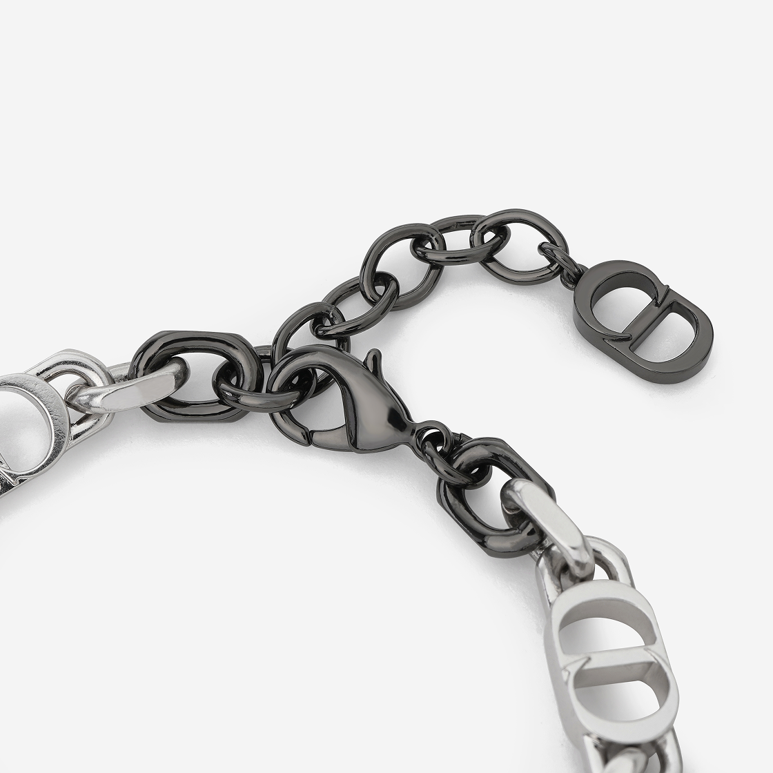 디올 CD 아이콘 체인 링크 브레이슬릿 루테늄 실버(Dior CD Icon Chain Link Bracelet Ruthenium Silver) - 3