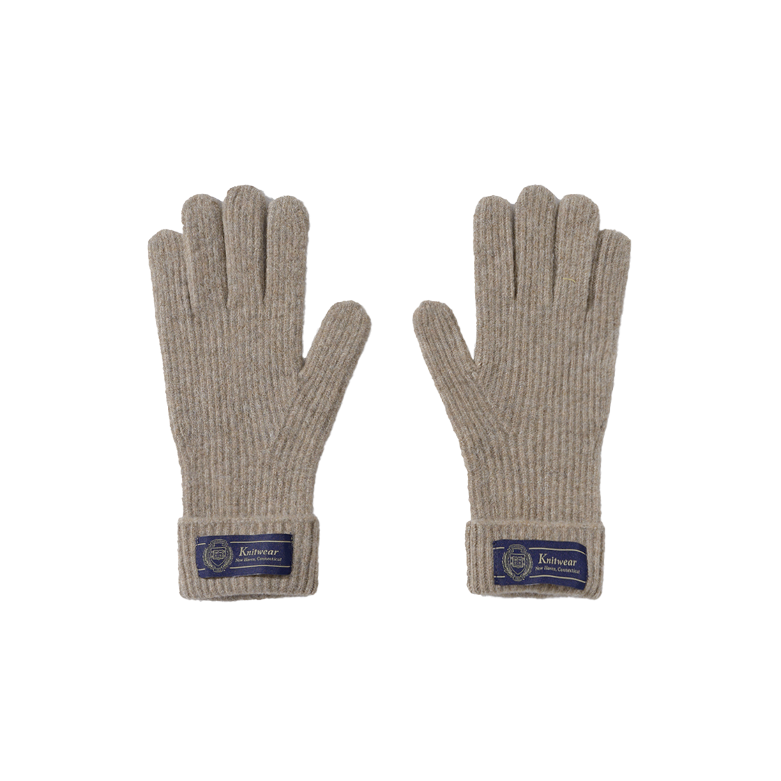 예일 울 니트 장갑_베이지(Yale Wool Knit Gloves_Beige)