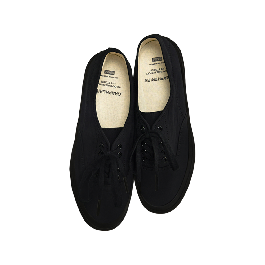 그라퍼리즈 아케이드 슈즈 크리즈 블랙(GRAPHERIES Arcade Shoes Crease Black) - 2