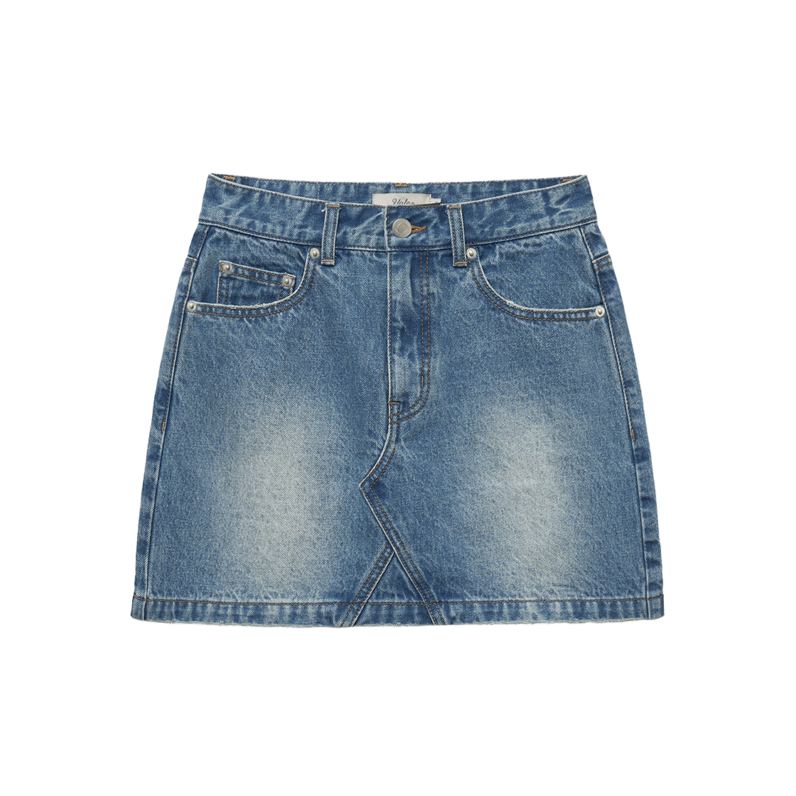 YFM1DK201ALB Yale Denim Mini Skirt Light Blue