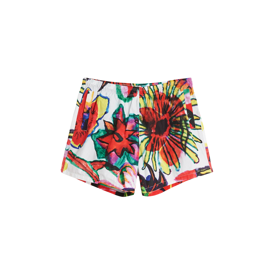 M2224D Our Legacy Melting Flowers Print Drape Tech Trunks Multi