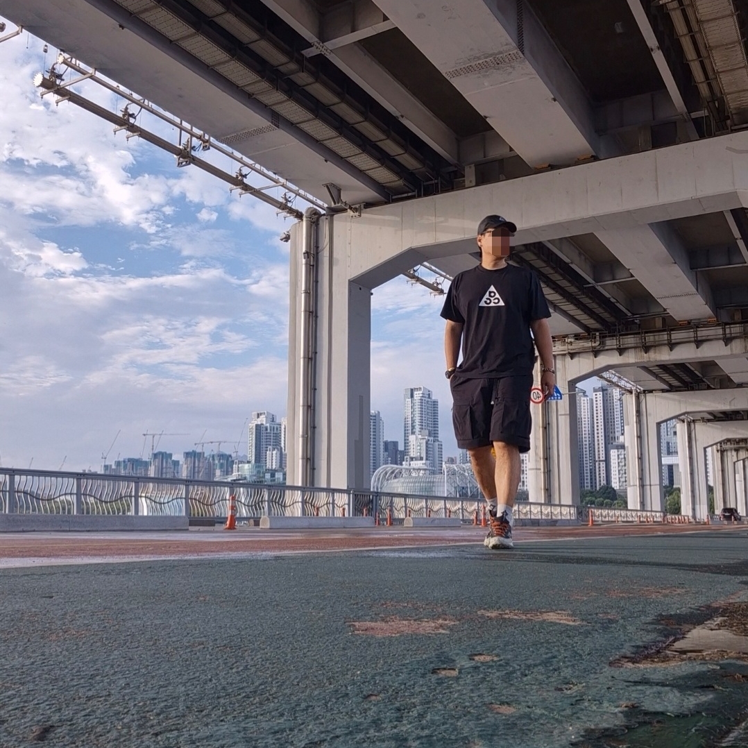 Nike ACG Trail Cap Black, Nike ACG Dri-Fit T-Shirt Black - Asia 착용 스타일 - 1