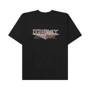 Stussy Worldwide Diamond T-Shirt Pigment Dyed Black