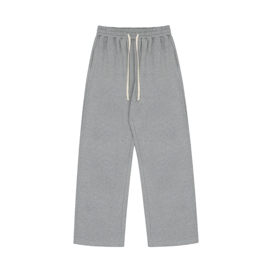 (W) 누스누스 릴렉스드 핏 팬츠 화이트((W) Nusnus Relaxed Fit Pants White)