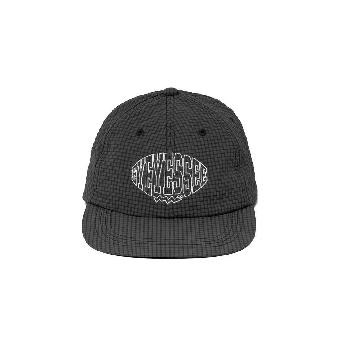 예스아이씨 체크 시어서커 캡 차콜(YESEYESEE Check Seersucker Cap Charcoal) - 3