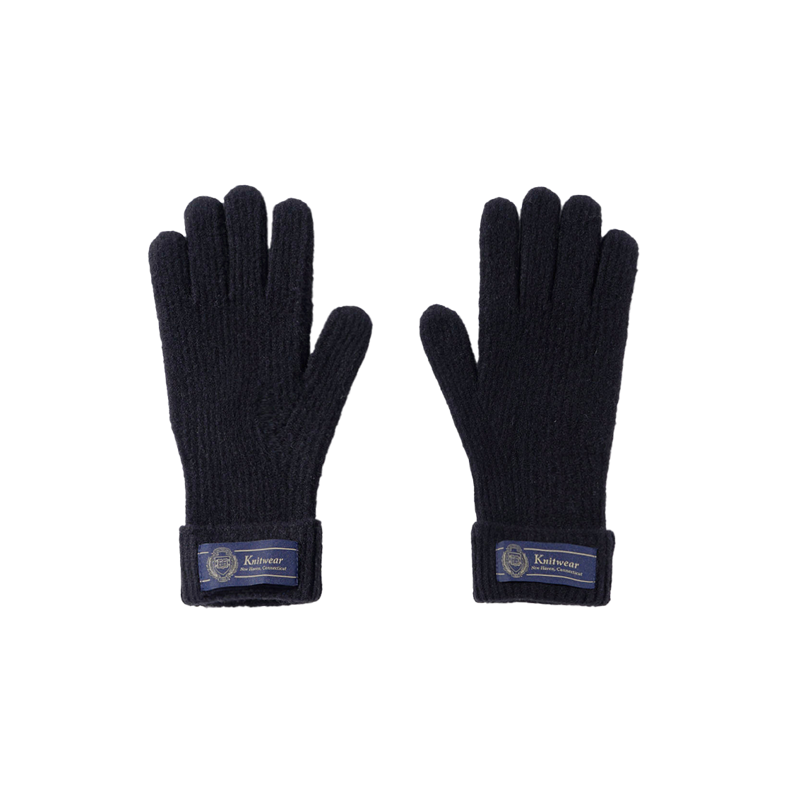 예일 울 니트 장갑_블랙(Yale Wool Knit Gloves_Black)