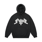 Palace Cross Hood Black - 25FW