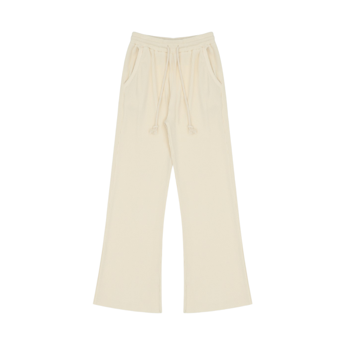 (W) 누스누스 와플 팬츠 에크루((W) Nusnus Waffle Pants Ecru) - 1