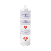 Human Made x Blender Bottle GoStak Starter White (4 Pack)
