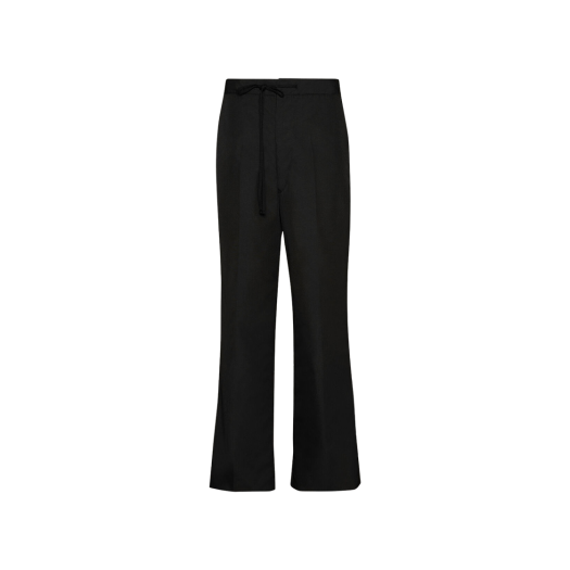 S51KA0582S78413900 (W) Maison Margiela Oversized Waist Tie Trousers Black