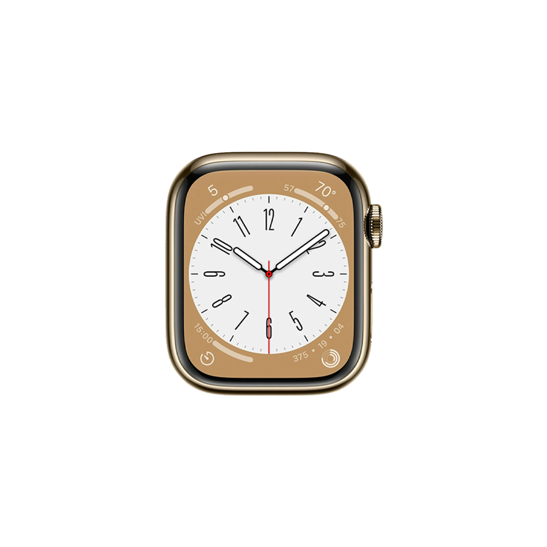 [A등급] 리퍼비시 애플워치 8 41mm 셀룰러 골드 스테인리스 스틸 케이스([A등급] Refurbished Apple Watch Series 8 41mm Cellular Gold Stainless Steel Case)