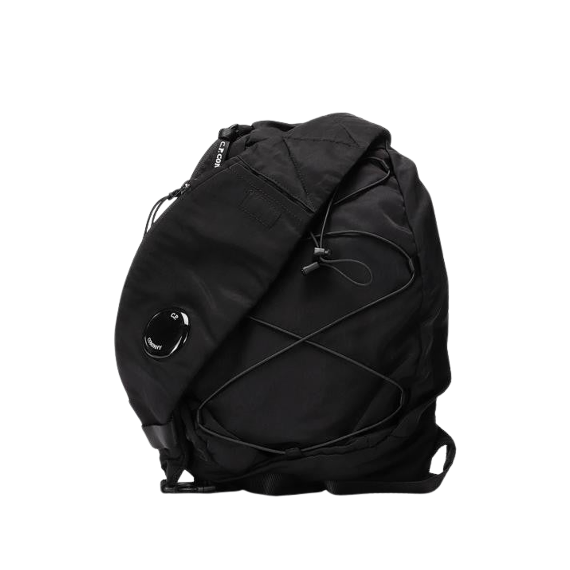 C.P. 컴퍼니 나일론 B 렌즈 크로스백 블랙(C.P. Company Nylon B Lens Cross Bag Black)