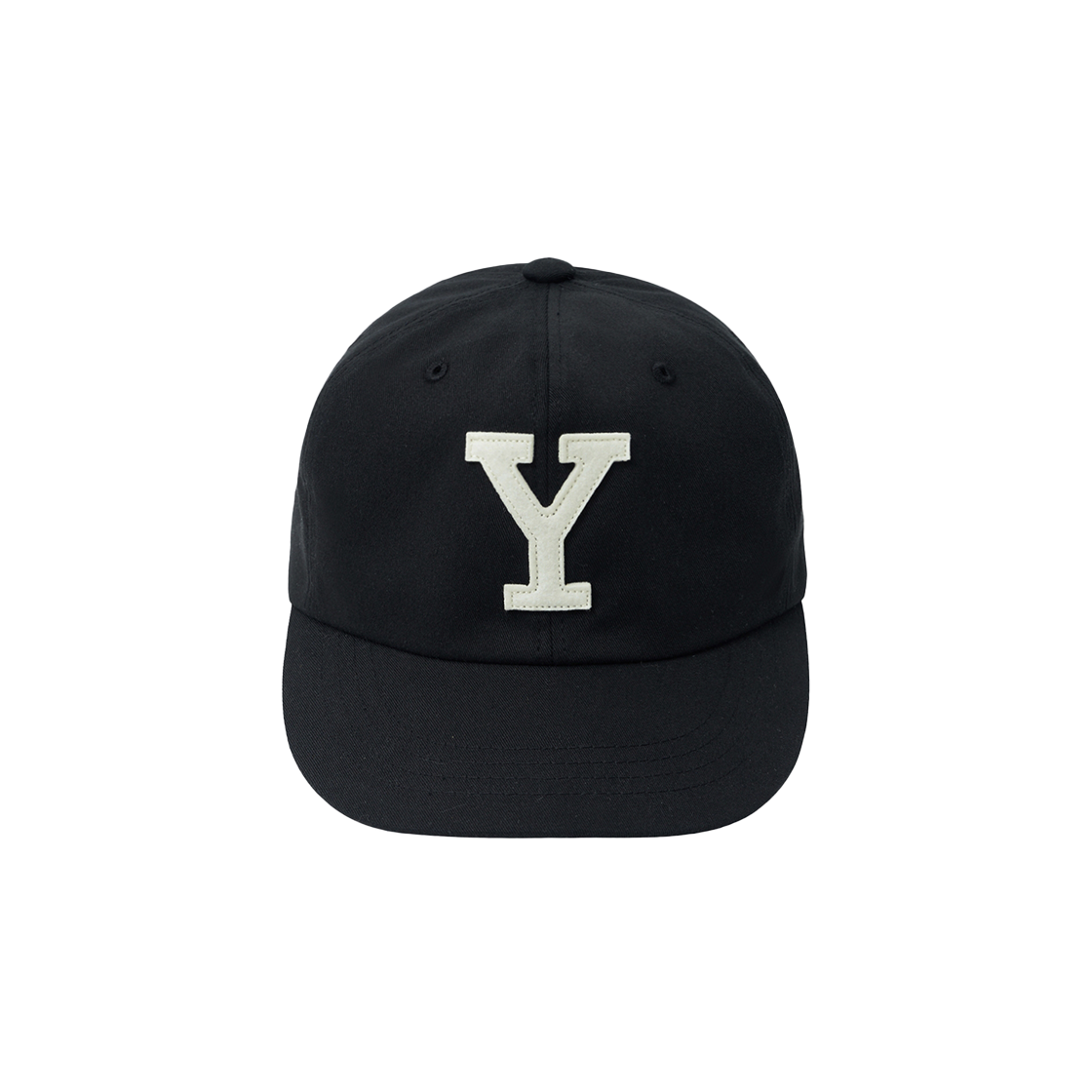 YFX2CA301ABK Yale Y Logo Leather Strap Cap Black